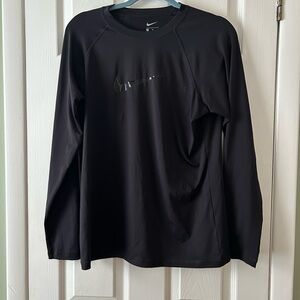Nike Black Long Sleeve rash guard